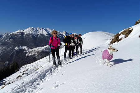 Anello invernale con neve dei TRE FAGGI da Fuipiano il 10 febbraio 2018 - FOTOGALLERY